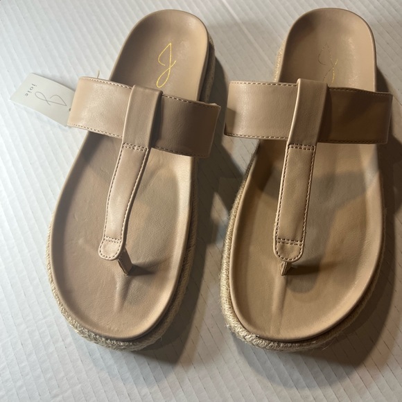 New Joie Tan Dressy Sandals - Picture 3 of 6